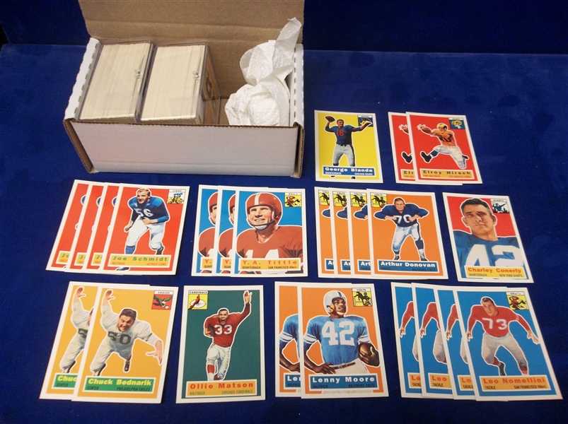 1994 Topps “1956 Topps Archives” Football- 250 Asst