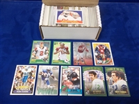 Football Star Card Lot- 325 Stars- mostly 1980’s thru 2000’s