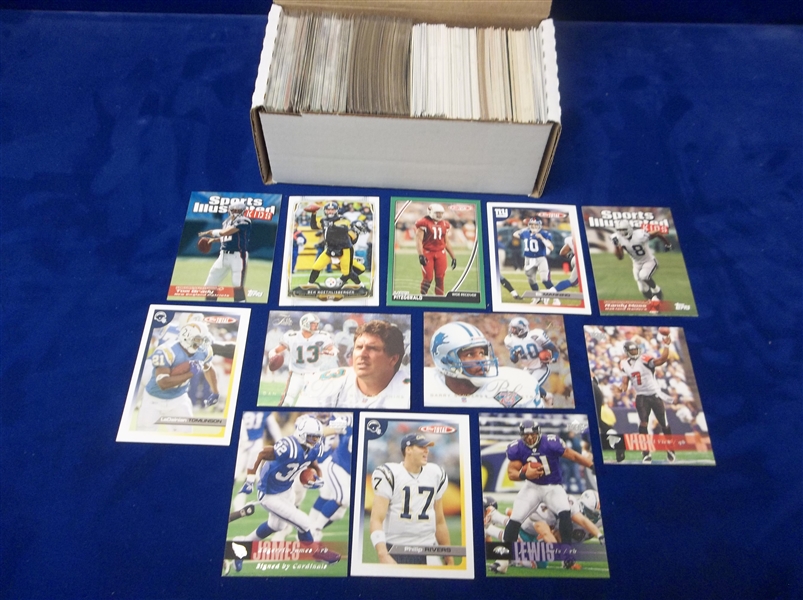 Football Star Card Lot- 325 Stars- mostly 1980’s thru 2000’s