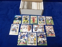 Football Star Card Lot- 325 Stars- mostly 1980’s thru 2000’s