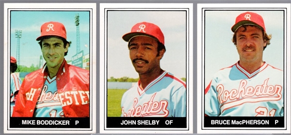 1982 TCMA Rochester Red Wings- Minor League Bb- Near Set 21 of 22