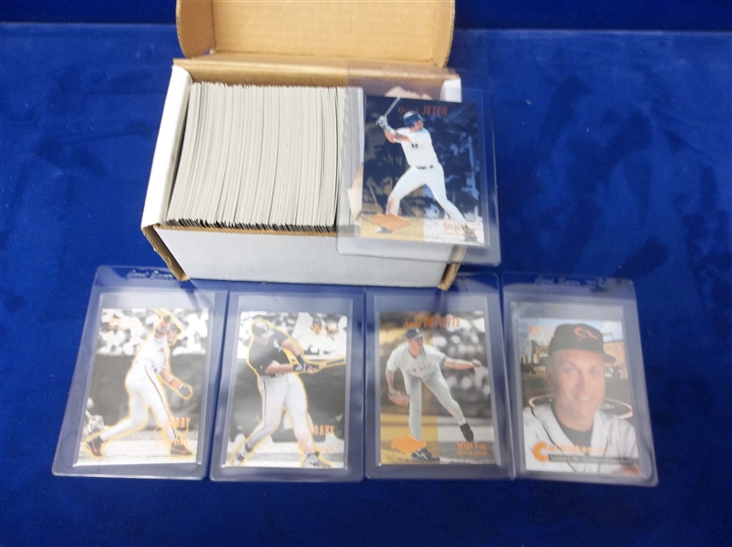 1995 Select Certified Baseball- Complete Set of 135- plus 7 Checklist Cards