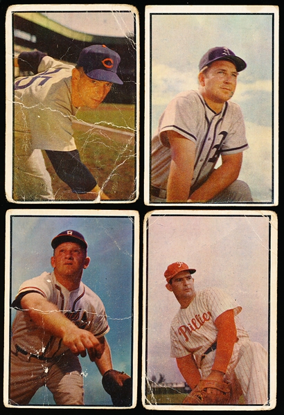 1953 Bowman Baseball Color- 4 Diff Hi#’s