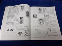 1969 S.F. Giants at Chicago Cubs Spring Training Program