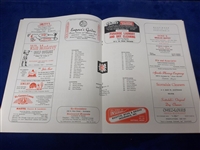 1969 S.F. Giants at Chicago Cubs Spring Training Program