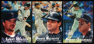 1997 Flair Showcase Bsbl. “Row 0”- 7 Diff. Colorado Rockies