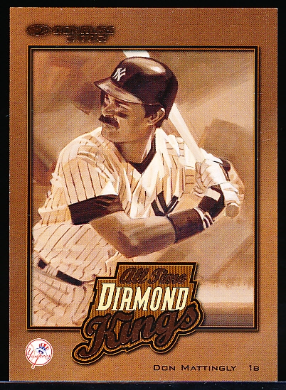 2002 Donruss Bsbl. “All-Time Diamond Kings” #ATDK-6 Don Mattingly, Yankees- #2216/2500