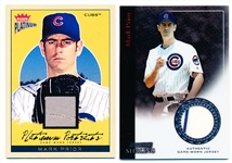 2004 Mark Prior Cubs Jersey Inserts- 2 Diff.