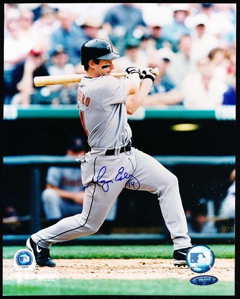 Autographed & Inscribed Morgan Ensberg Houston Astros MLB Color 8” x 10” Photo- Tri-Star Authenticated