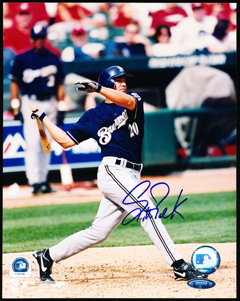 Autographed Scott Posednick Milwaukee Brewers MLB Color 8” x 10” Photo- Tri-Star Authenticated