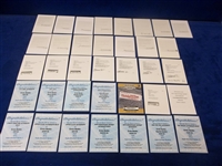 Ernie Banks Pack Insert Redemption Cards for Autographed Items- 35 Asst.