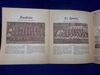 11/25/50 Benedictine vs. St. Ignatius Cleveland City High School Championship Program