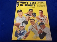 1959 Bartholomew House, Inc. “Who’s Best in Sport” Magazine- Mantle/ Mays/ Unitas/ Patterson/ Pettit Cover
