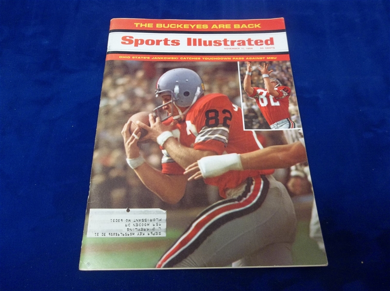 Nov. 11, 1968 Sports Illustrated Magazine- Ohio State Football Cover