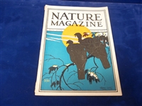 Nov. 1928 Nature Magazine- Turkey Vultures Cover