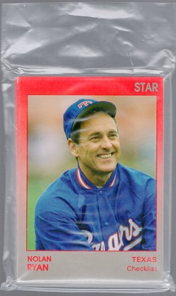 1991 Star Bsbl. “Nolan Ryan”- 10 Complete Sets of 11 in Original Baggies