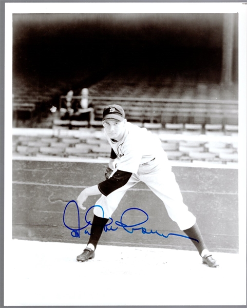 Autographed Hal Newhouser Detroit Tigers MLB B/W 8” x 10” Photo