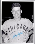 Autographed Andy Pafko Chicago Cubs MLB B/W 8” x 10” Photo