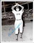 Autographed Charlie Wagner Boston Red Sox MLB B/W 8” x 10” Photo
