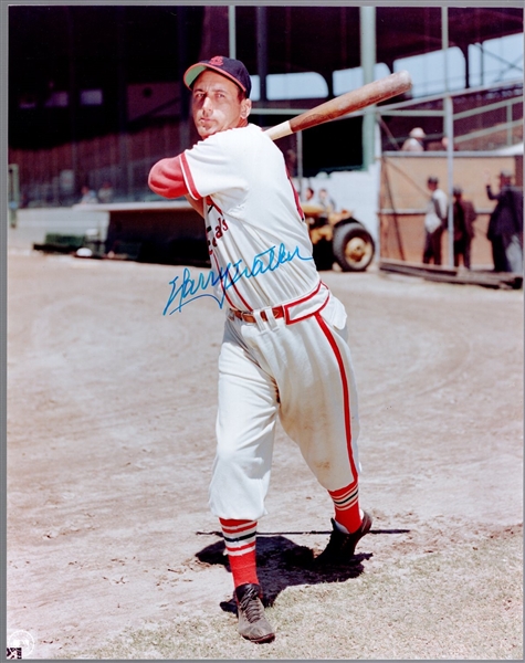 Autographed Harry Walker St. Louis Cardinals MLB Color 8” x 10” Photo