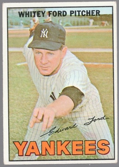 1967 Topps Baseball- #5 Whitey Ford, Yankees