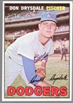 1967 Topps Baseball- #55 Don Drysdale, Dodgers