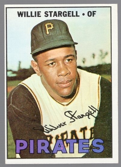 1967 Topps Baseball- #140 Willie Stargell, Pirates