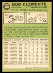 1967 Topps Baseball- #400 Bob Clemente, Pirates