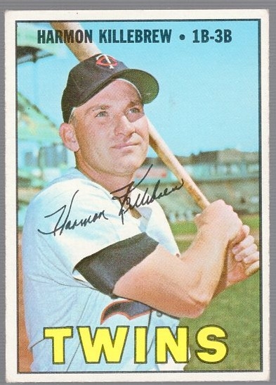 1967 Topps Baseball- #460 Harmon Killebrew, Twins