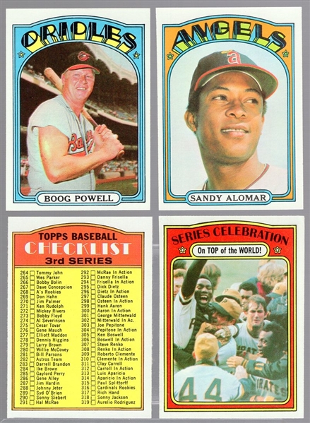 1972 Topps Baseball- 26 Diff