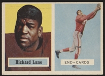 1957 Topps Fb- #85 Dick Lane RC, Cardinals