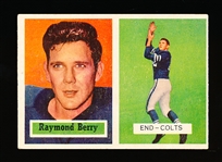 1957 Topps Fb- #94 Raymond Berry RC, Colts