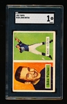 1957 Topps Fb-#138 Johnny Unitas RC- SGC 1(Poor)
