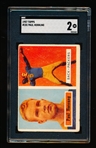 1957 Topps Fb- #151 Paul Hornung RC, Packers- SGC 2 (Good)