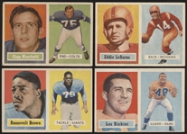 1957 Topps Fb- 4 Diff