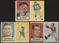 1957 Topps Fb- 3 Diff