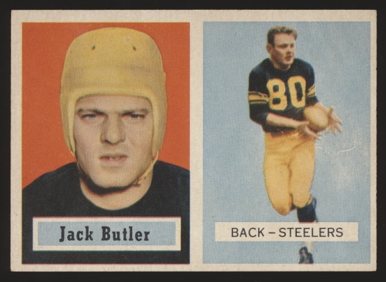1957 Topps Fb-#15 Jack Butler RC, Steelers