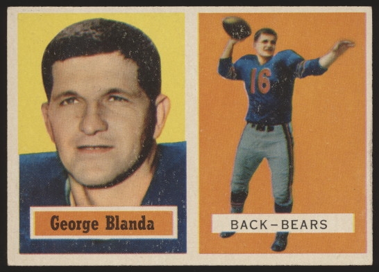 1957 Topps Fb-#31 George Blanda, Bears