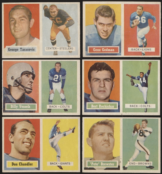 1957 Topps Fb- 6 Diff