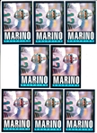1985 Topps Football- #314 Dan Marino, Dolphins- 8 Cards