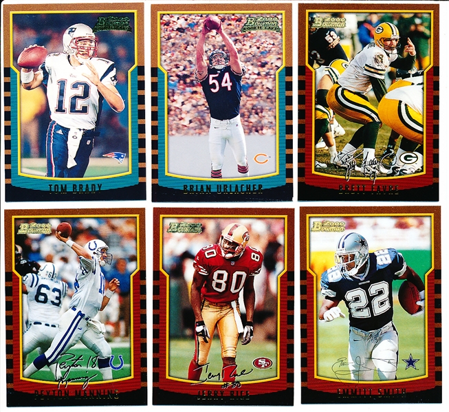 2000 Bowman Football- 236 Asst. with Tom Brady RC! 
