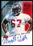 2001 Bowman Ftbl.- “Autographs"- #BA-KW Kenyatta Walker, Bucs
