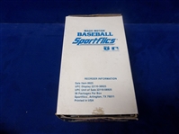 1986 and 1987 Sportflics Bsbl. Packs in a 1987 Sportflics Box- 35 Total Packs