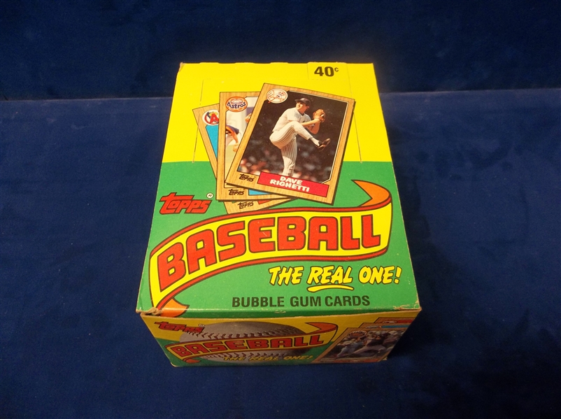1987 Topps Bsbl.- 1 Unopened Wax Box