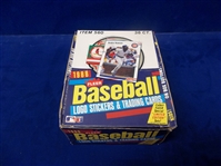 1988 Fleer Bsbl.- One Unopened Wax Box
