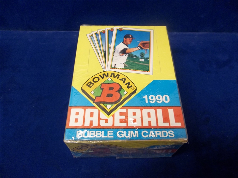 1990 Bowman Bsbl.- One Unopened Retail Wax Box