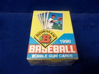 1990 Bowman Bsbl.- One Unopened Retail Wax Box