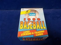 1990 Fleer Bsbl.- One Unopened Wax Box