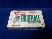2013 Topps Heritage Bb- (64 T style)- One Factory Sealed Unopened Hobby Box