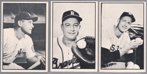 1953 Bowman Black & White Bb- 3 Diff
